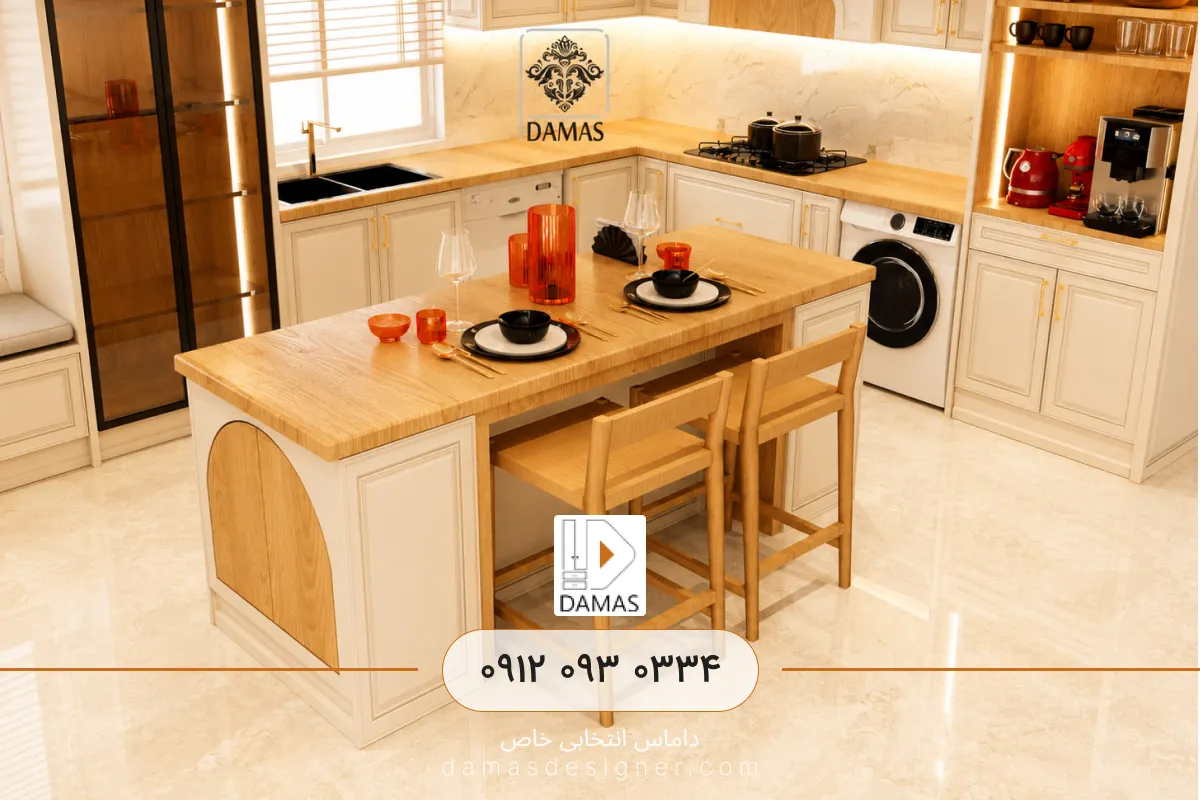 قیمت کابینت آشپزخانه نئوکلاسیک